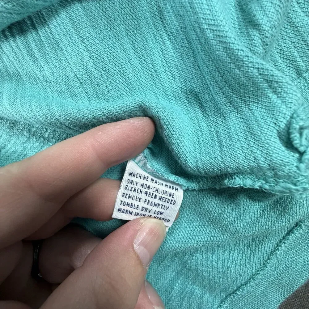 Vintage Polo Ralph Lauren Shirt Mens Small Teal Golf Striped Pullover Terry New